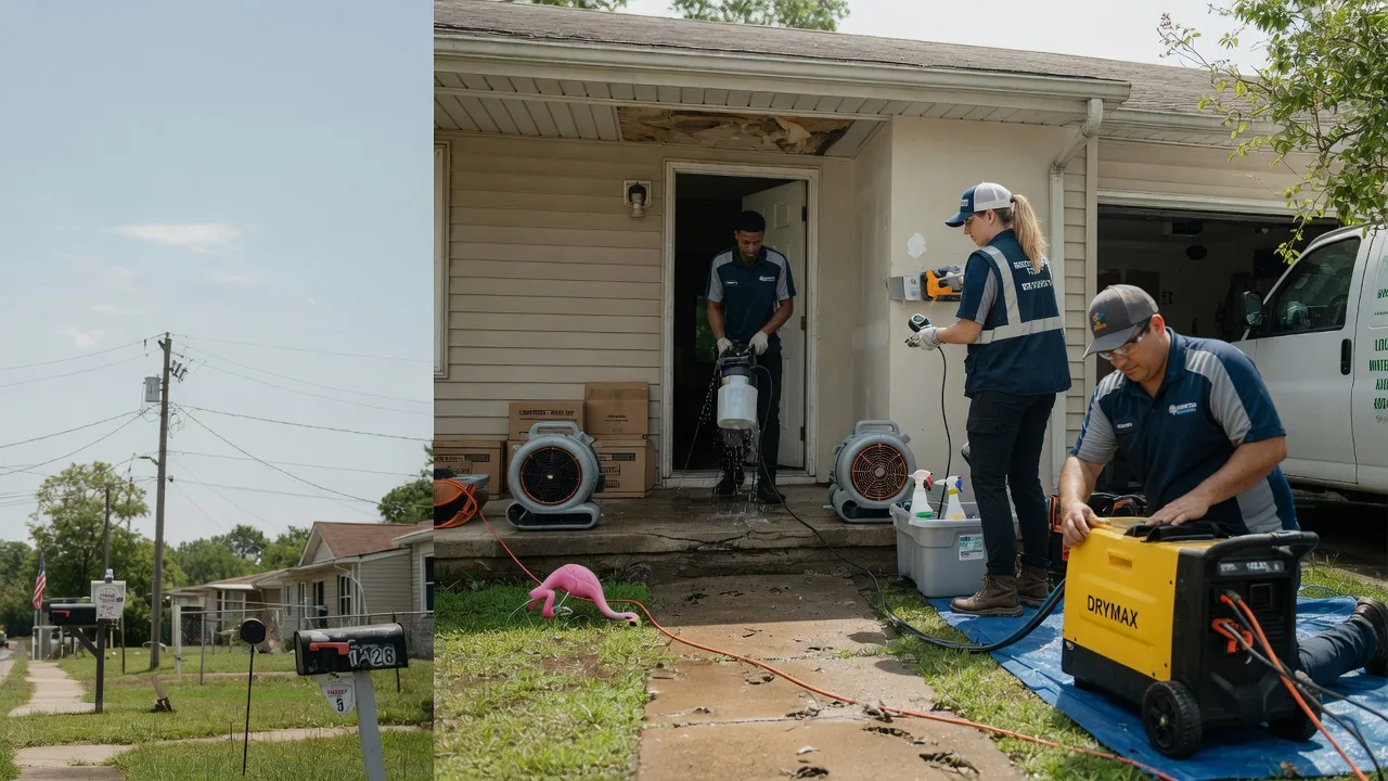 Storm Damage Water Removal in Petersburg, TX near me